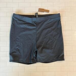 NWT SKIMS Body High-Waisted Mid Thigh Short - Gunmetal - XL